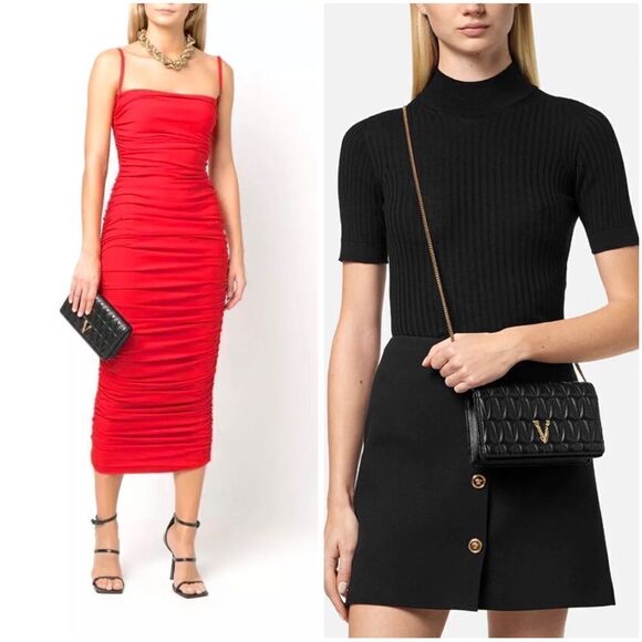 Versace Virtus clutch shoulder bag - Picture 3 of 13